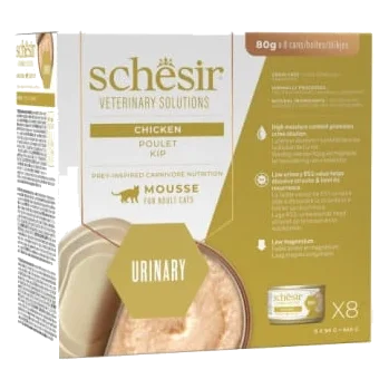 Pâtée chat Schesir Urinary mousse poulet