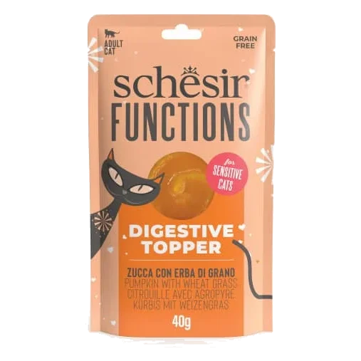 Schesir Functions topper digestif pour chat, 40 g