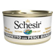 Pâtée chat Schesir thon avec poisson blanc en gelée, boîte 85 g