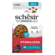 Croquettes chat Schesir Animal Protein Stérilisé poisson, 400 g