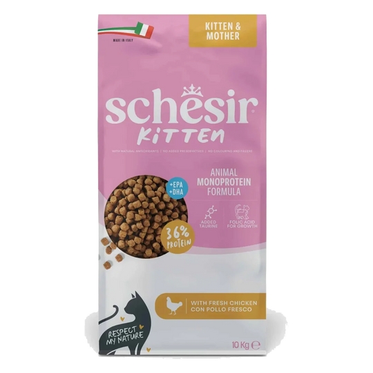 Croquettes chat Schesir Animal Protein Kitten, 10 kg