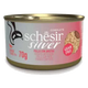 Pâtée chat Schesir Silver mousse poulet avec canard, 70 g