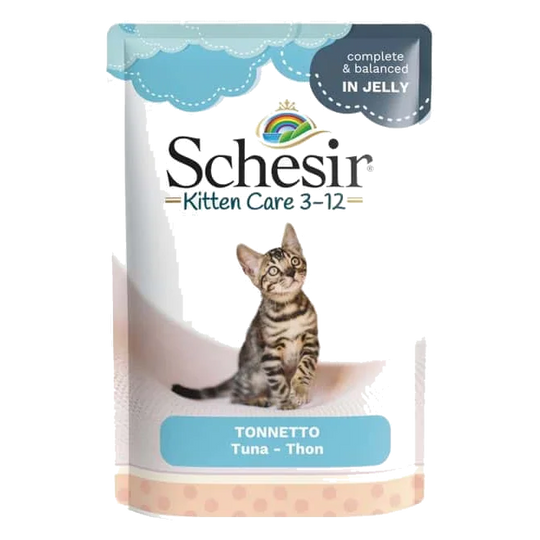 Pâtée chaton Schesir thon, sachet 85 g