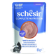 Pâtée chat Schesir mousse thon avec anchois, sachet 85 g