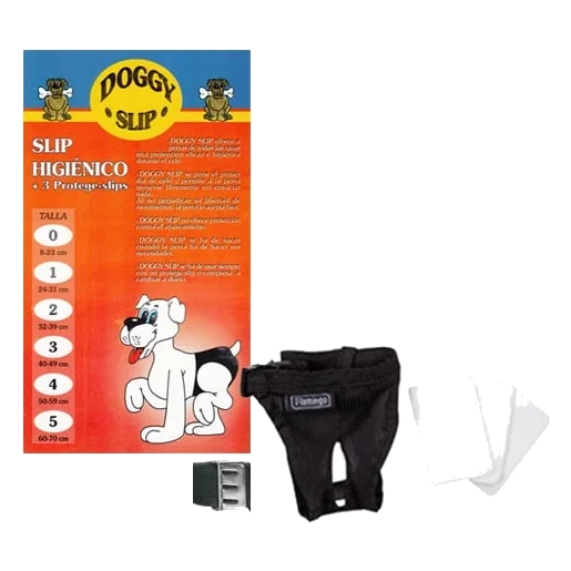 Culotte hygiénique pour chien Doggy, tailles 0 à 5