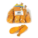 Friandises chien en peau forme cuisse de poulet, lot de 10