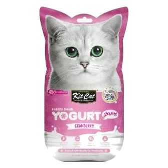 Friandises pour chat Kit Cat Yogurt Yums canneberge 10 g