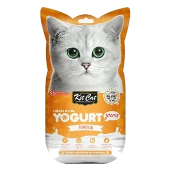 Friandises pour chat Kit Cat Yogurt Yums citrouille 10 g