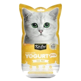 Friandises pour chat Kit Cat Yogurt Yums au jaune d'œuf 10 g