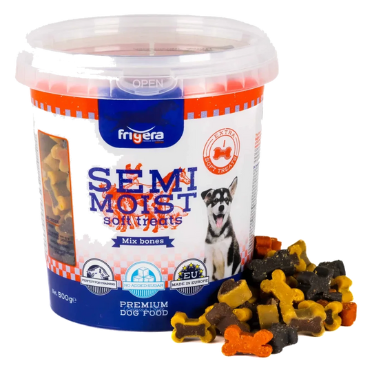 Friandises semi-humides mélange de 9 variétés, 165 g et 500 g