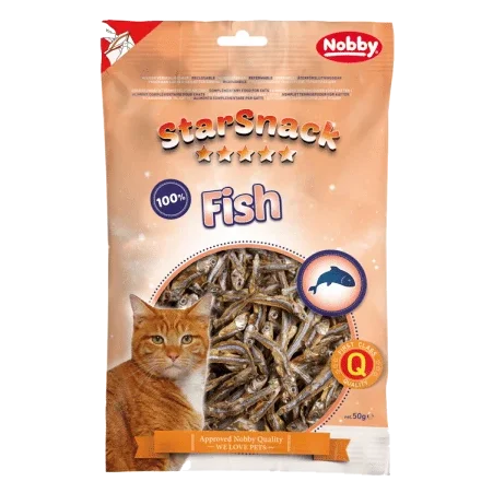 Friandises Nobby StarSnack poisson pour chat, 50 g