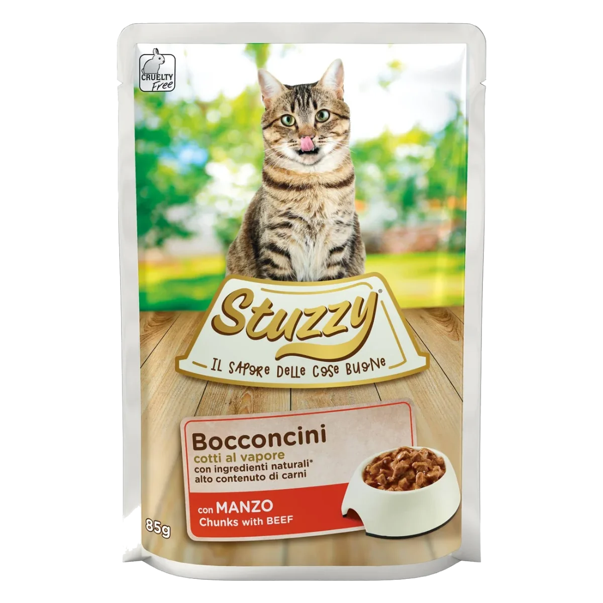Pâtée chat Stuzzy Cat bœuf, sachet 85 g