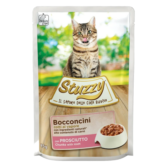 Pâtée chat Stuzzy Cat jambon, sachet 85 g