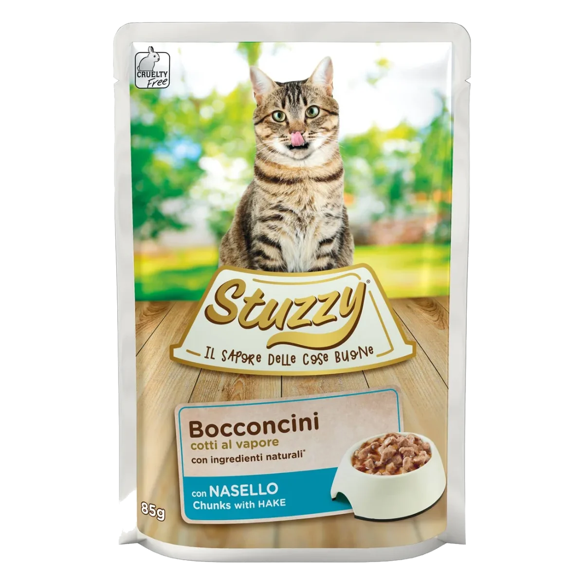 Pâtée chat Stuzzy Cat merlu, sachet 85 g