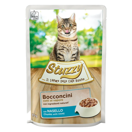 Pâtée chat Stuzzy Cat merlu, sachet 85 g