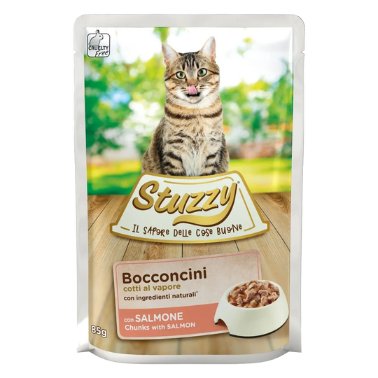 Pâtée chat Stuzzy Cat saumon, sachet 85 g