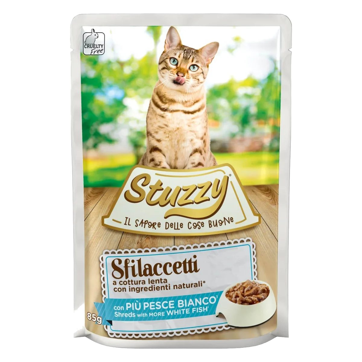 Pâtée chat Stuzzy Cat Speciality poisson blanc, sachet 85 g
