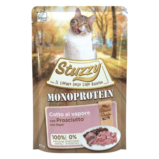 Pâtée chat Stuzzy Grain Free Monoprotein jambon, 85 g