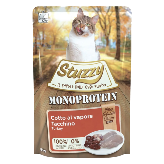 Pâtée chat Stuzzy Grain Free Monoprotein dinde, 85 g