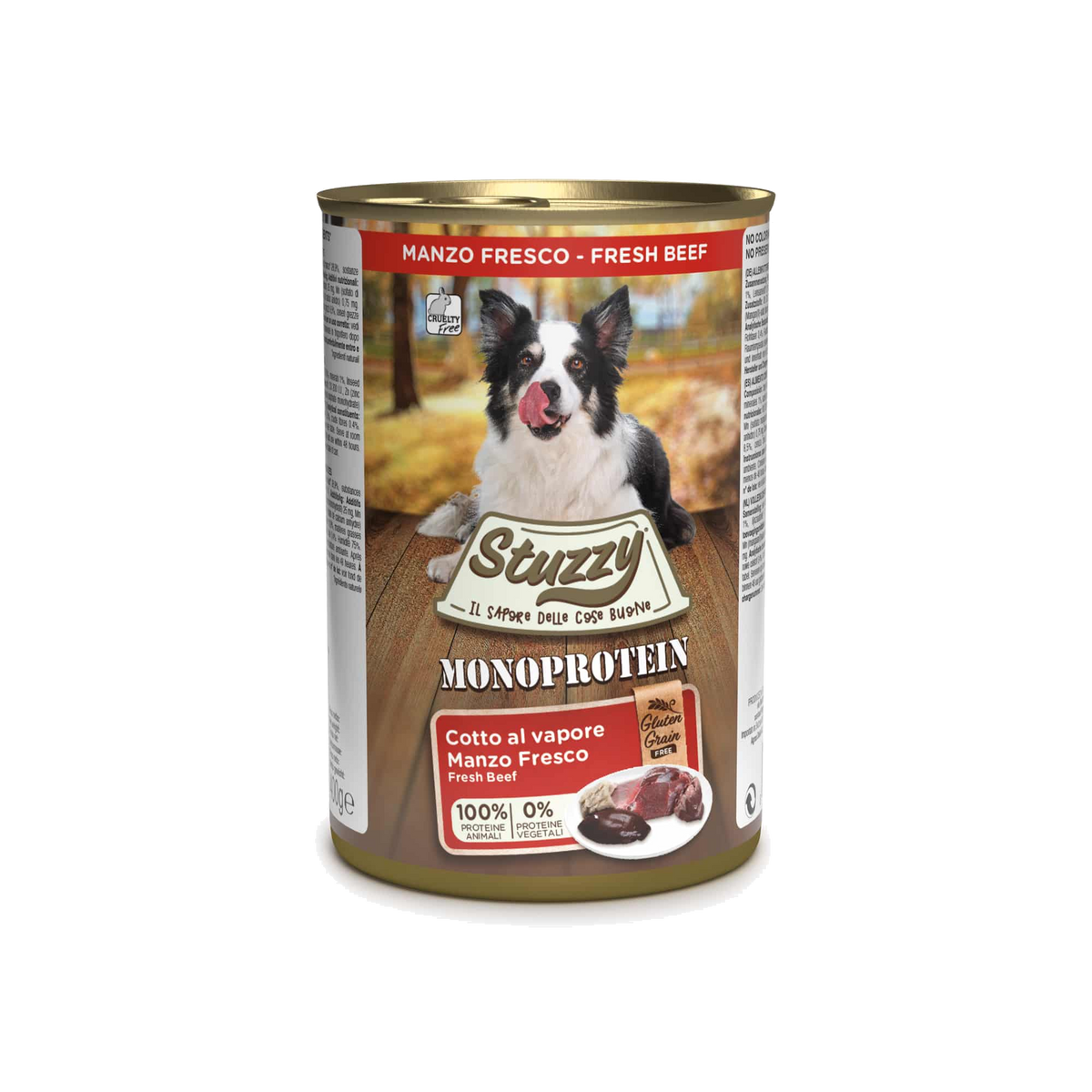 Pâtée chien Stuzzy Monoprotein bœuf frais