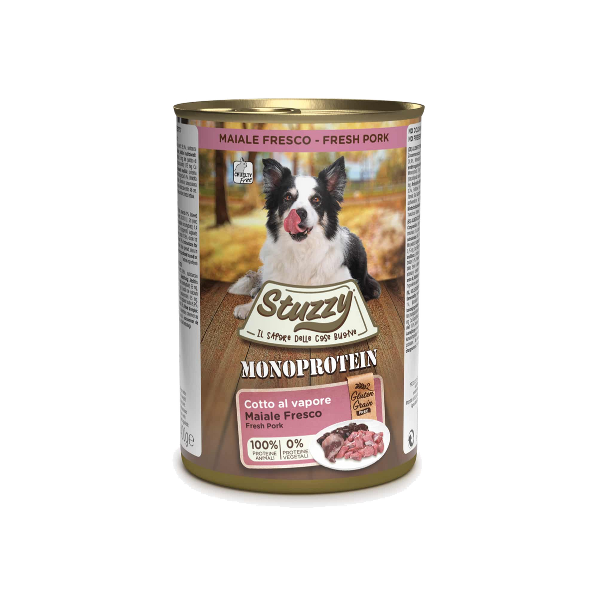 Pâtée chien Stuzzy Monoprotein porc frais