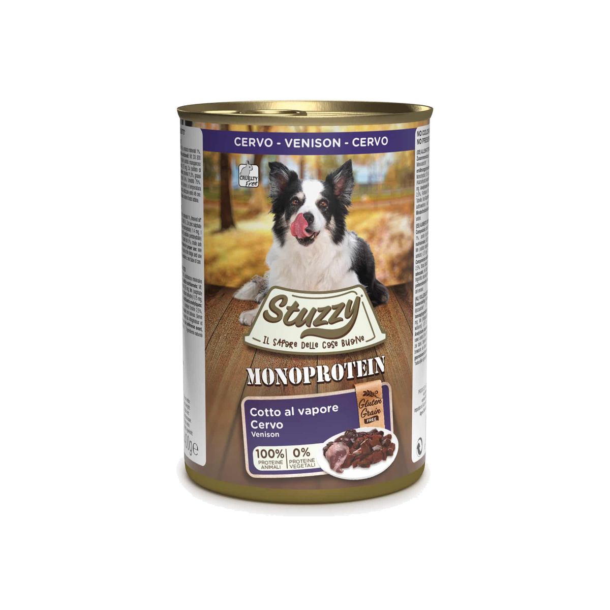 Pâtée chien Stuzzy Monoprotein cerf