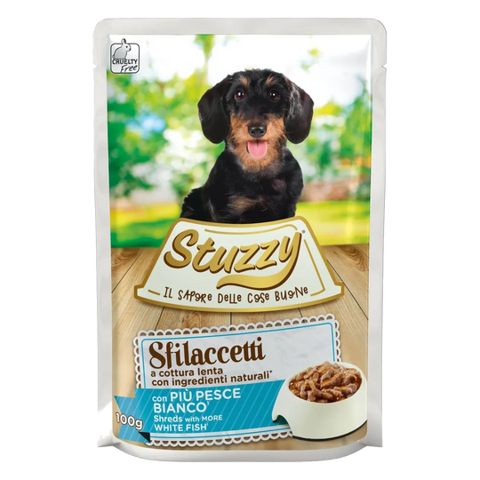 Pâtée chien adulte Stuzzy Speciality poisson blanc, sachet 100 g