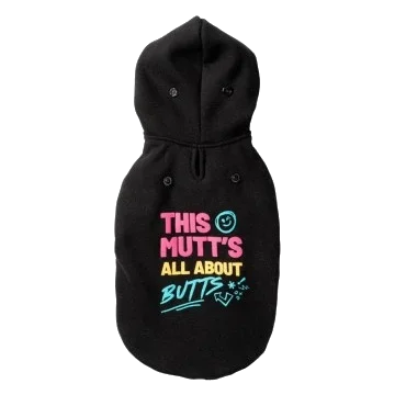 Sweat à capuche pour chien FuzzYard All About Butts