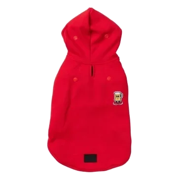 Sweat à capuche pour chien FuzzYard The Homies rouge
