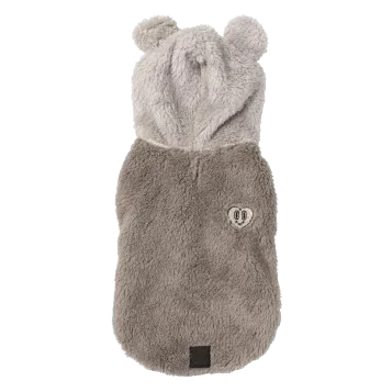 Sweat à capuche chien FuzzYard Winnie gris, taille 6