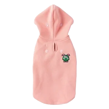 Sweat à capuche pour chien FuzzYard Yardsters rose