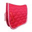 Tapis de selle d'obstacle rouge pour cheval, matelassage hexagonal