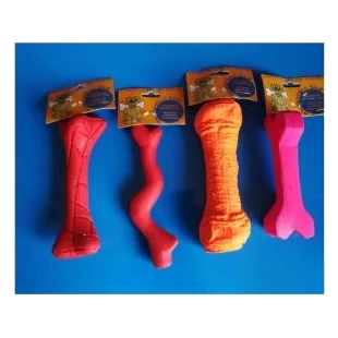 Assortiment de grands os en latex pour chien, 21–23 cm (4 pièces)