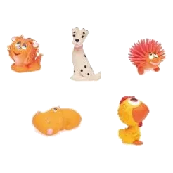 Assortiment de jouets en latex Lanco gamme moyenne (10 pièces)