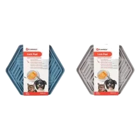 Tapis de léchage hexagonal en silicone pour chien (réf. 521748)