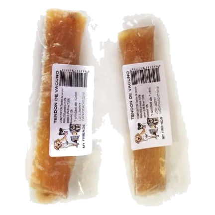 Tendon de bœuf à mâcher pour chien, 12, 20 ou 25 cm