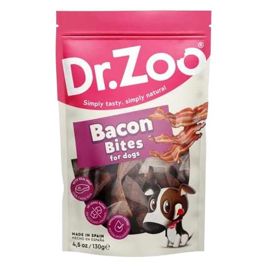 Lanières de bacon Doctor Zoo pour chien, 130 g