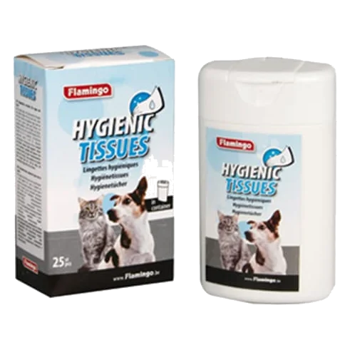 Lingettes yeux et oreilles pour chiens et chats, pot de 80
