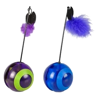 Culbuto avec LED et son pour chat, 23,5 cm