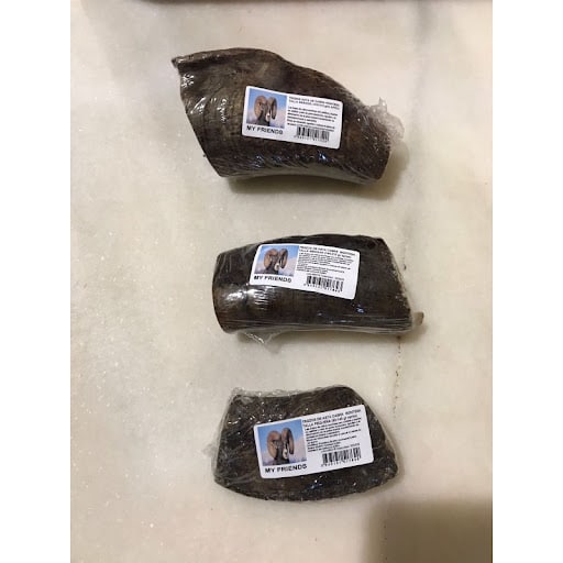 Morceaux de corne de chèvre pour chien, taille 1