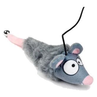Canne à pêche pour chat avec peluche FuzzYard Yeetz Rack Off Rat