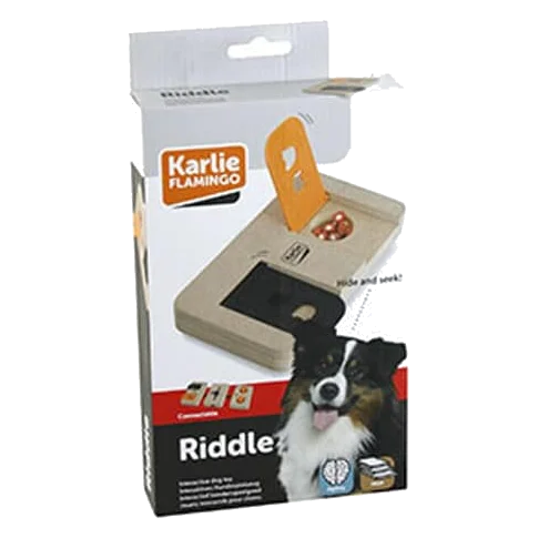 Jeu interactif chien Brain Train Riddle, 22 × 12 cm