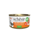 Pâtée chat Schesir thon et carotte en gelée, boîte 70 g